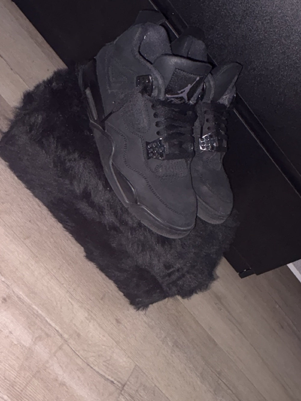 Nike Air Jordan 4 Retro Black Cat - Black